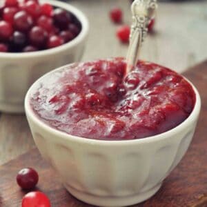 Cranberry sauce