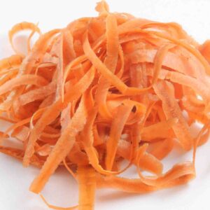 Carrot peels