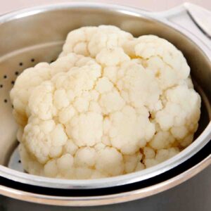 Cooked cauliflower