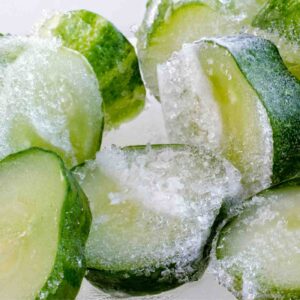 Frozen cucumber