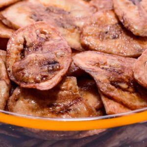 Sweetened banana chips